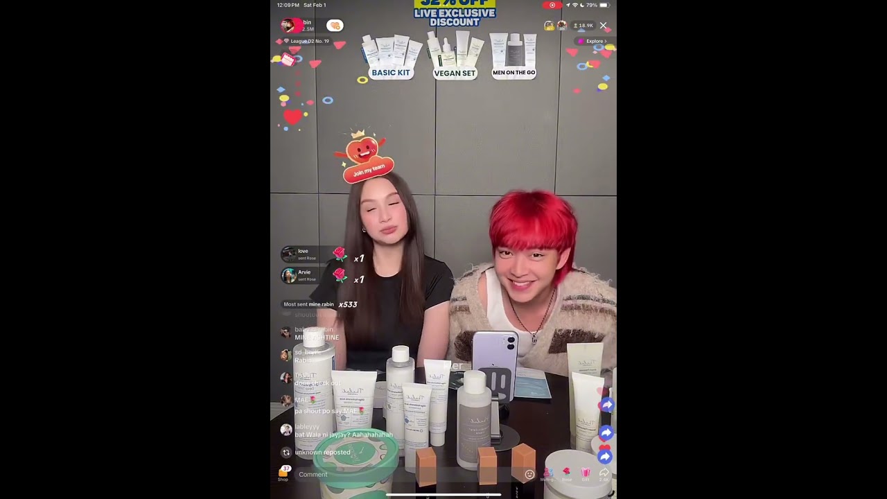 rabin angeles tiktok live feb 1, 2025