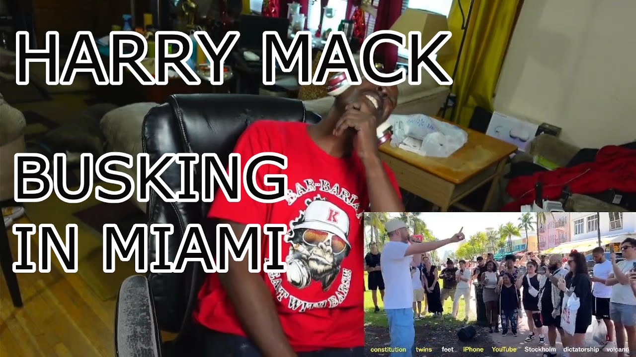 Face Famous Reactions: Harry Mack Busking in Miami ..Everybody Gather Around
