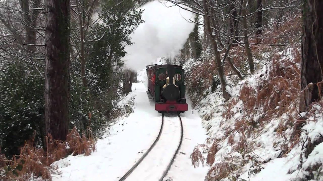 Groudle Glen Railway at Christmas Time  in the Snow 2010(2/2)