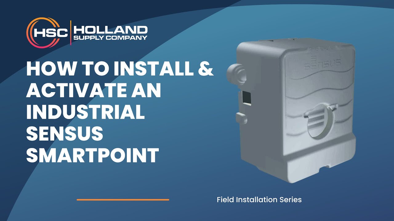 How to Install & Activate an Industrial Sensus SmartPoint