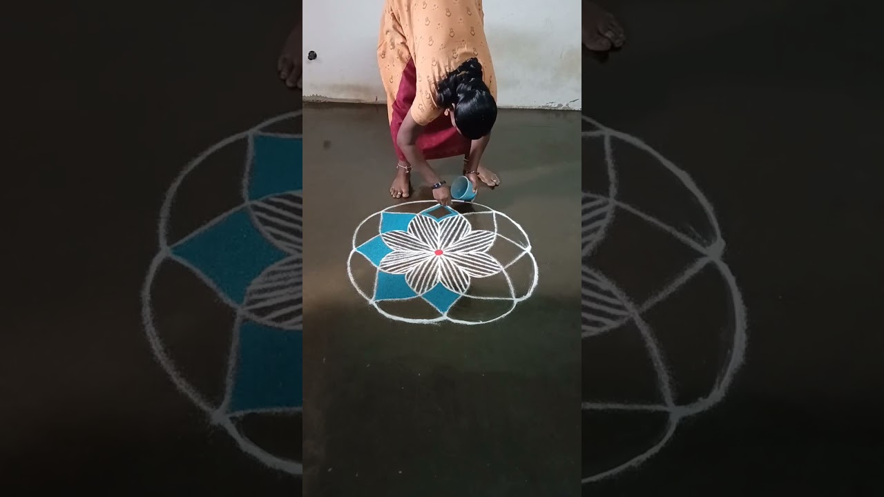 Daily morning kolam rangoli design's ❤️