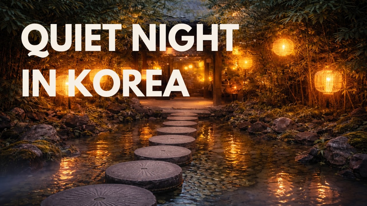 Sleep Story for Adults | A Quiet Night in Korea 🌙 Cozy Bedtime Story to Fall Asleep Fast