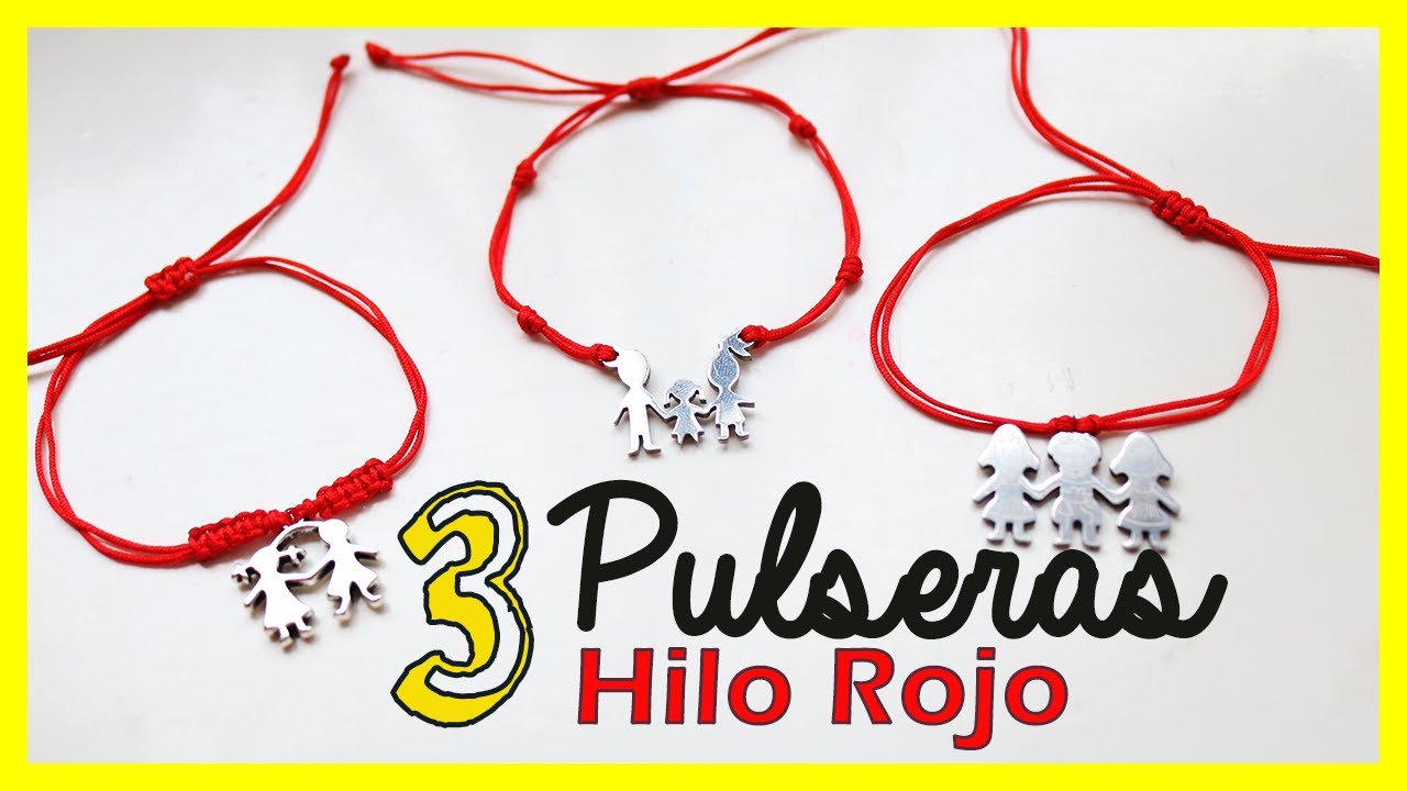 ▶3 Pulseras de hilo [FÁCILES de hacer] 🧵📿