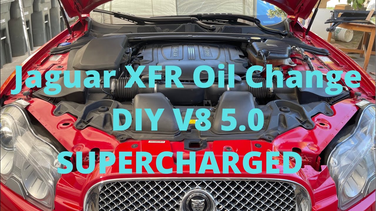 2010 Jaguar XFR Замена масла своими руками. КАК СДЕЛАТЬ ПОШАГОВОЕ РУКОВОДСТВО XJR XFR-S XF с надд...