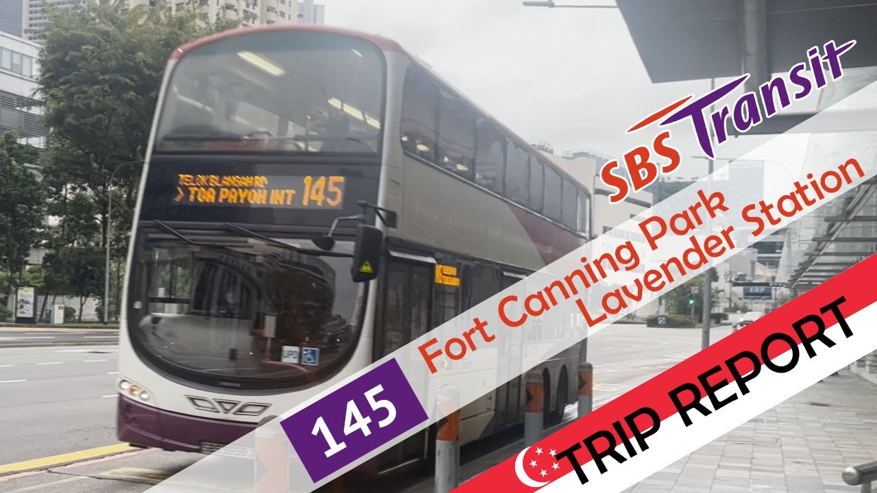 EXPLORING DOWNTOWN SINGAPORE WITH BUSES | SBS Transit | 145. Fort Canning Park to Lavender Station
