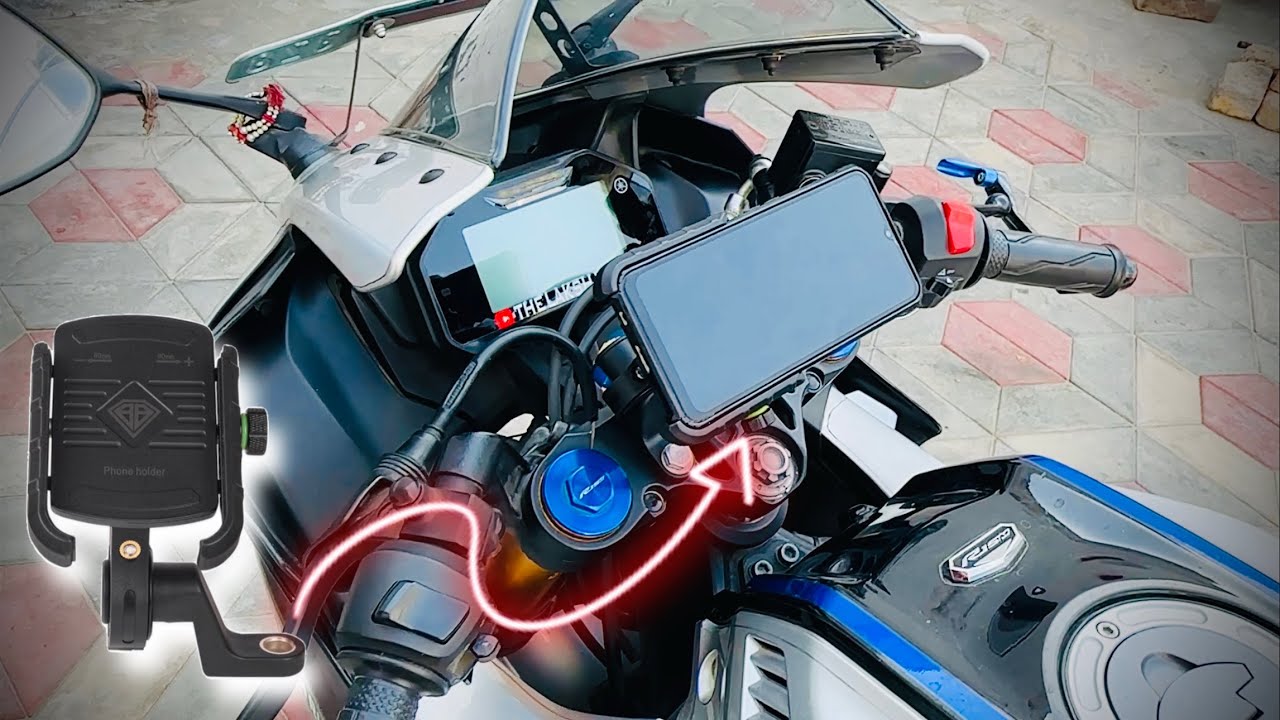 Best Mobile Mount Installed in My R15M🔥 Full Installation | Modification Series Ep.02