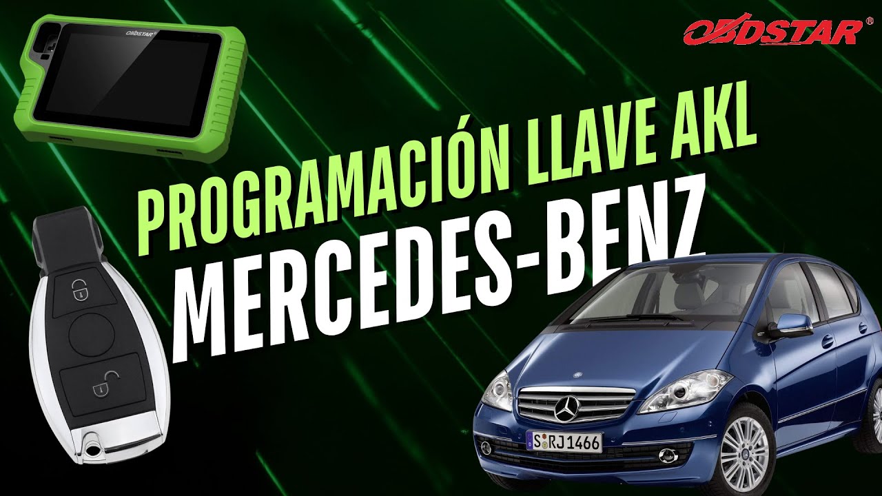 ESPAÑOL - OBDSTAR KeyMaster G3 - Programación de Llave AKL en Mercedes W169 EIS por Bench