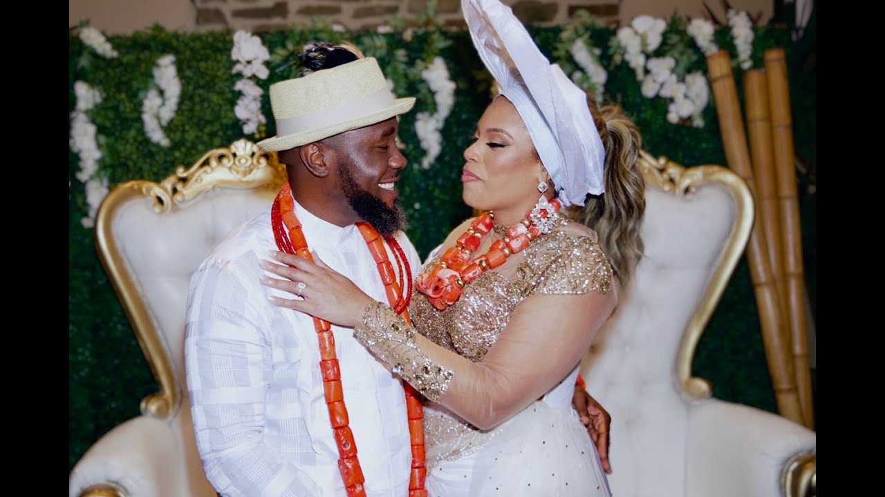 Tesslyn & Dr TJ Traditional marriage ceremony (Urhobo man marries his black American bride)