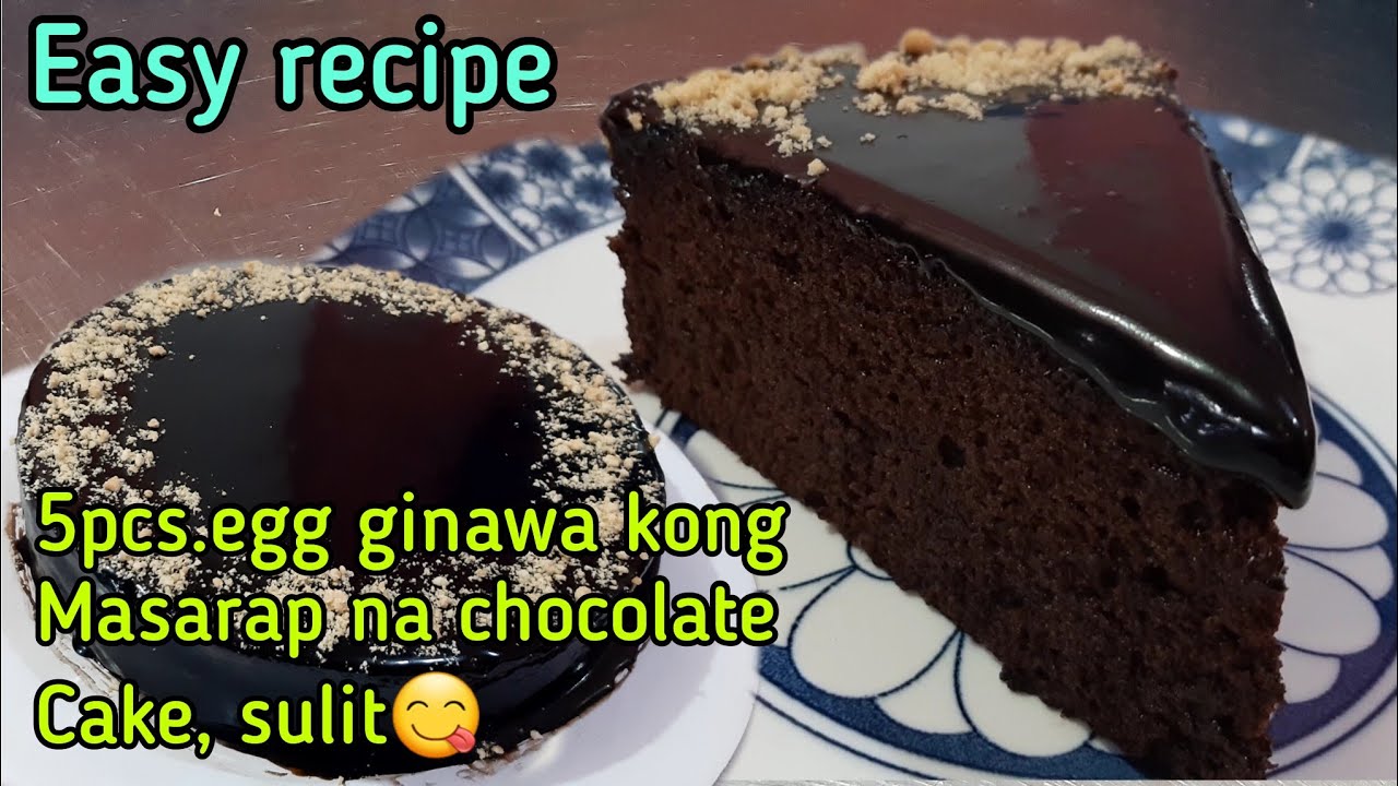 HOW TO MAKE CHCOLATE CAKE RECIPE WITH CHOCOLATE FROSTING❤PAANO GUMAWA NG CHOCOLATE CAKE?