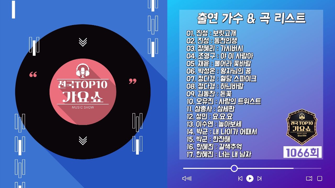 [전국 TOP10 가요쇼] - 1066회
