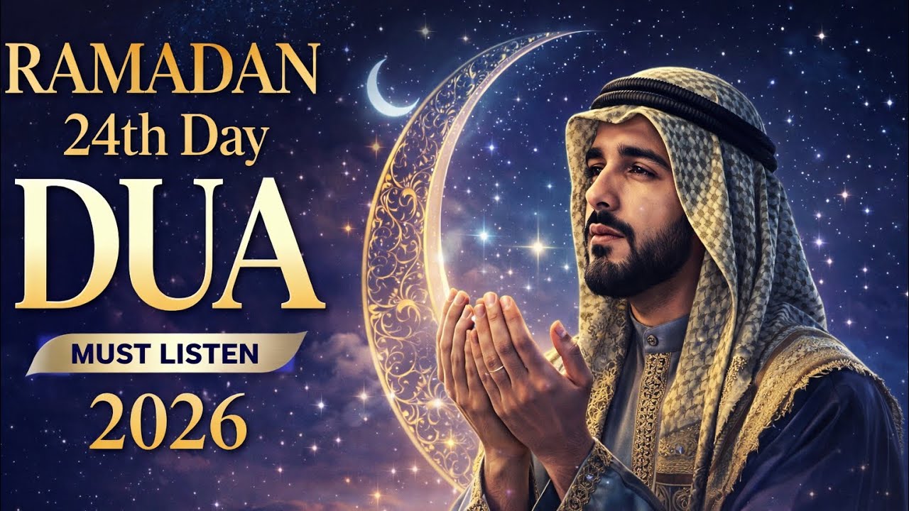 Powerful Dua for the 24th Day of Ramadan 2026 | Ramadan Day 24 Dua | Listen Now