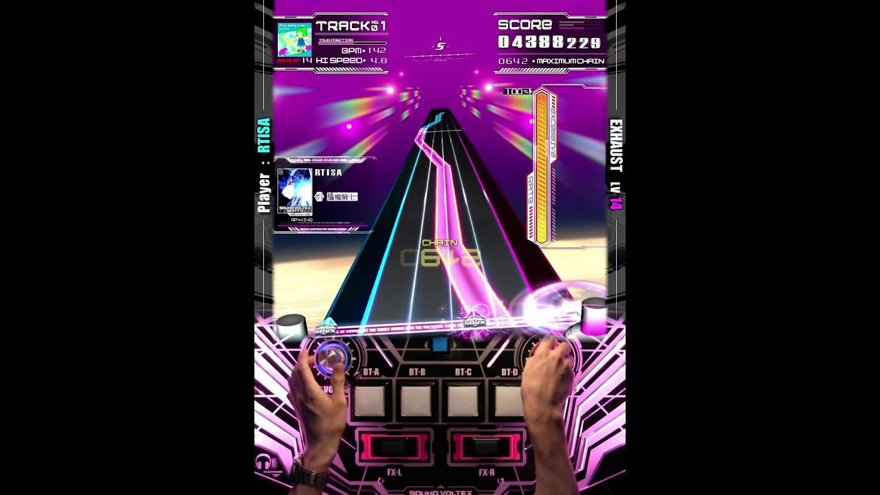 SDVX II　#Fairy dancing in lake　EXH Lv14