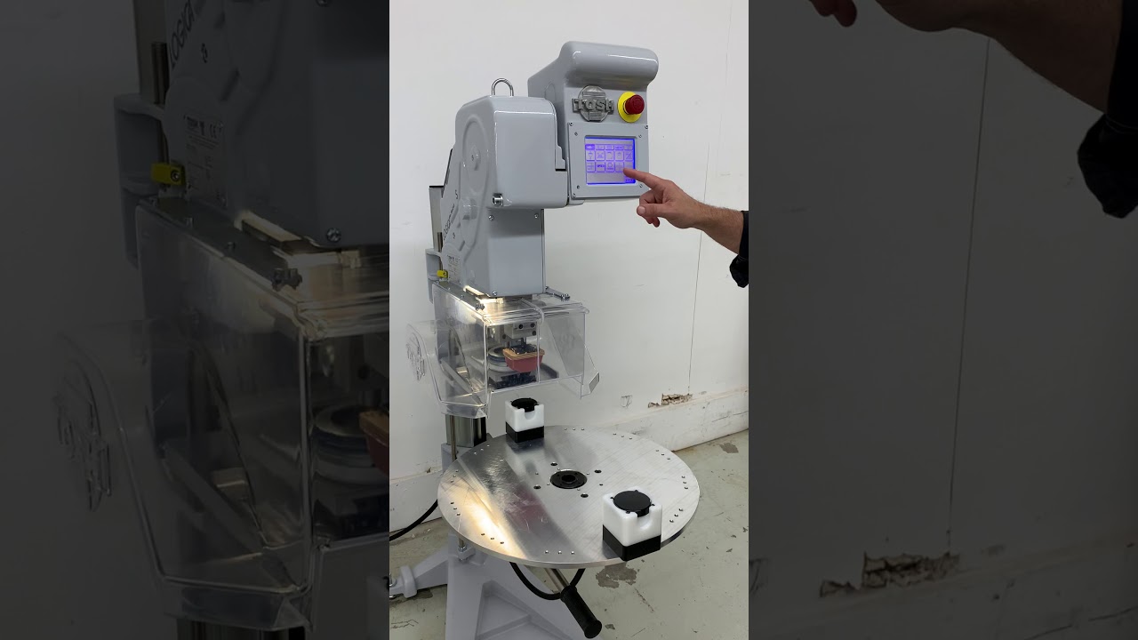 TOSH Micro 90 Pad Printer with TRCN2S Rotary Table