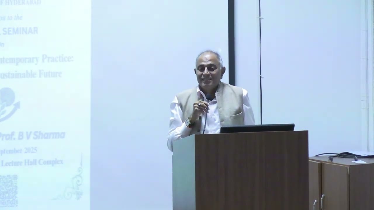 Prof. Amitabh Pande || Valedictory Address || National Seminar || Anthropology ||UoHyd|| AICP-2025||