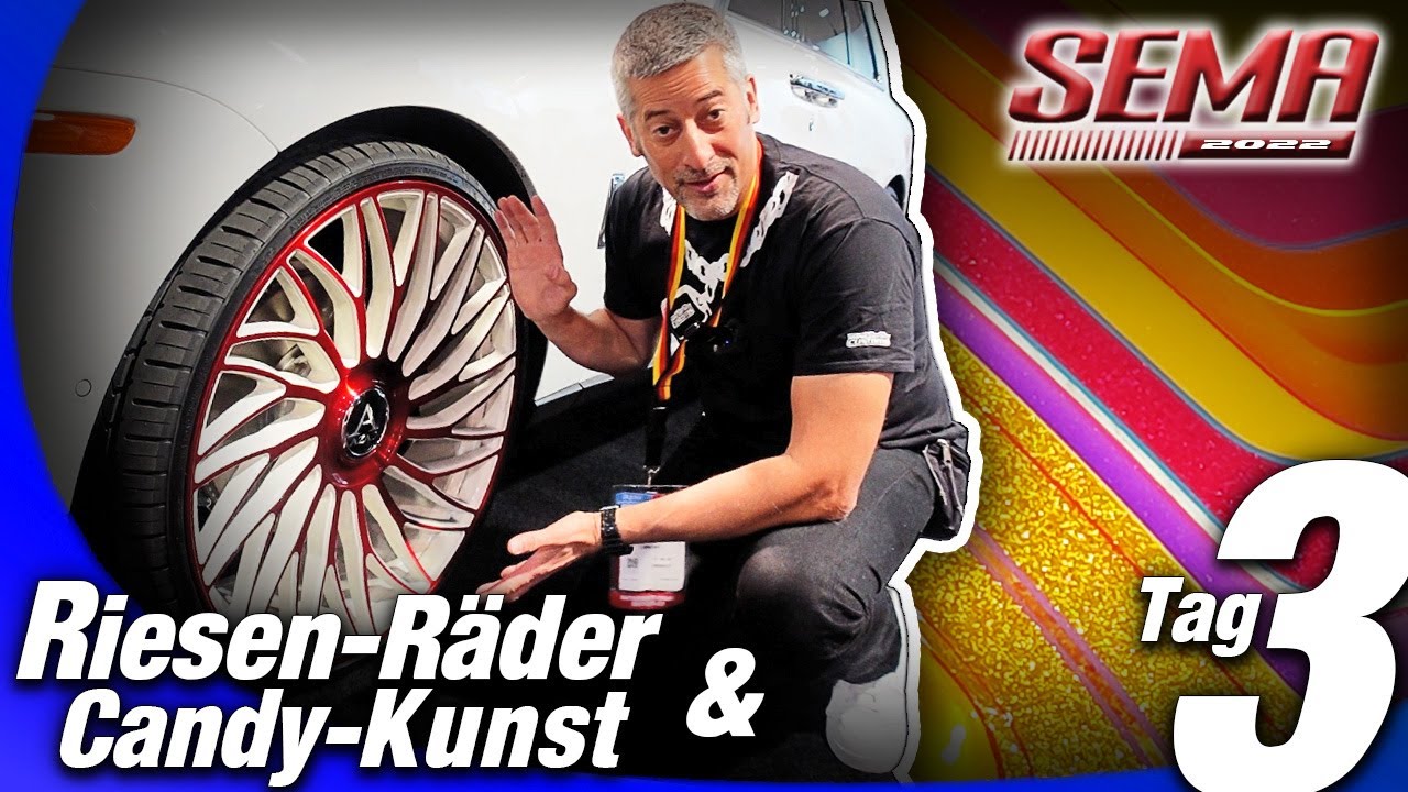 Krasse Effekt-Lacke & riesen Räder | Größte Tuning-Messe der Welt | SEMA 2022 | Tag 3