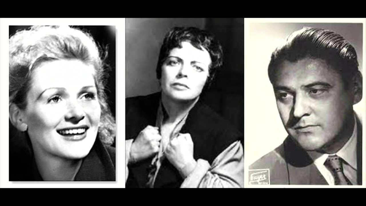 Martha Mödl, Dame Elisabeth Schwarzkopf, and Otto Edelmann sing the Fidelio Trio
