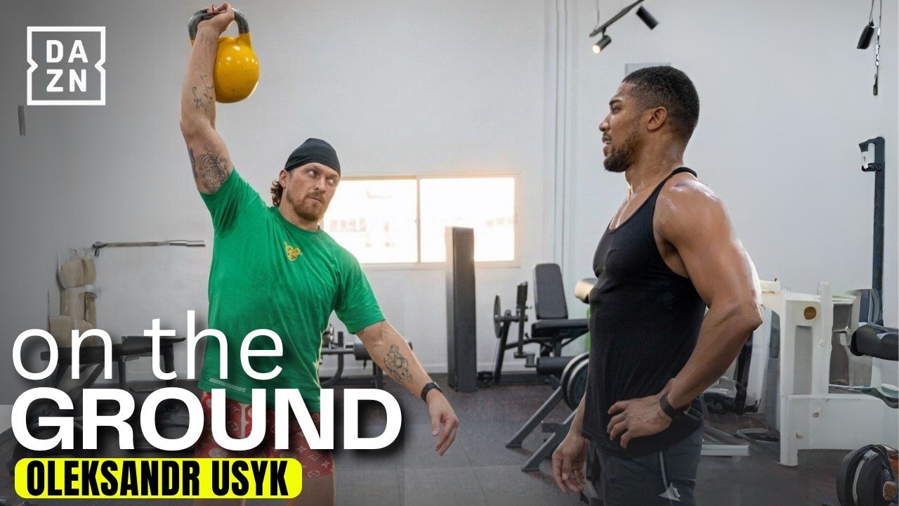 Anthony Joshua Joins Olexandr Usyk&rsquo;s Camp Ahead of Rico Verhoeven Fight