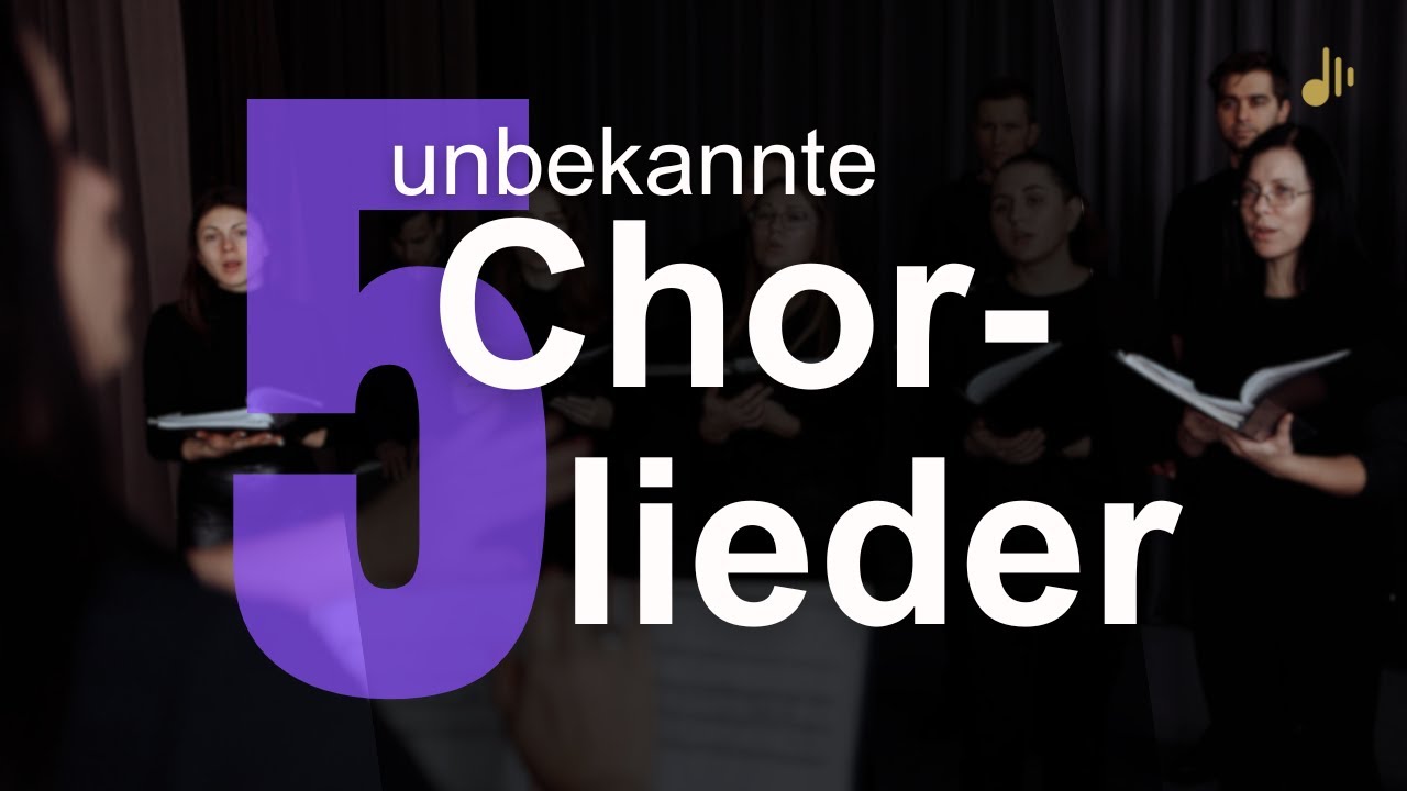 Fünf unbekannte CHORLIEDER - 5 geistliche Lieder für gemischten Chor