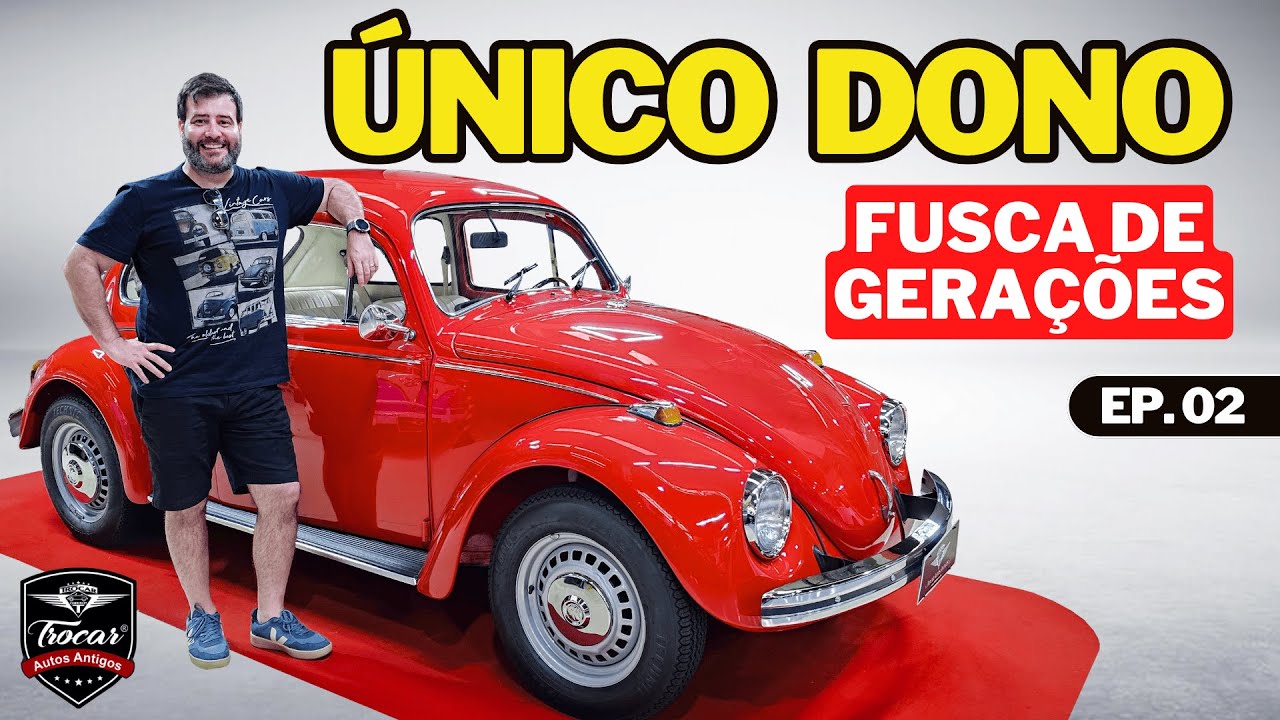 Fusca 1973 na Fam&iacute;lia Desde 0km! 💎 A M&atilde;e COMPROU, o Pai USOU e agora o Filho RESTAUROU! ❤️