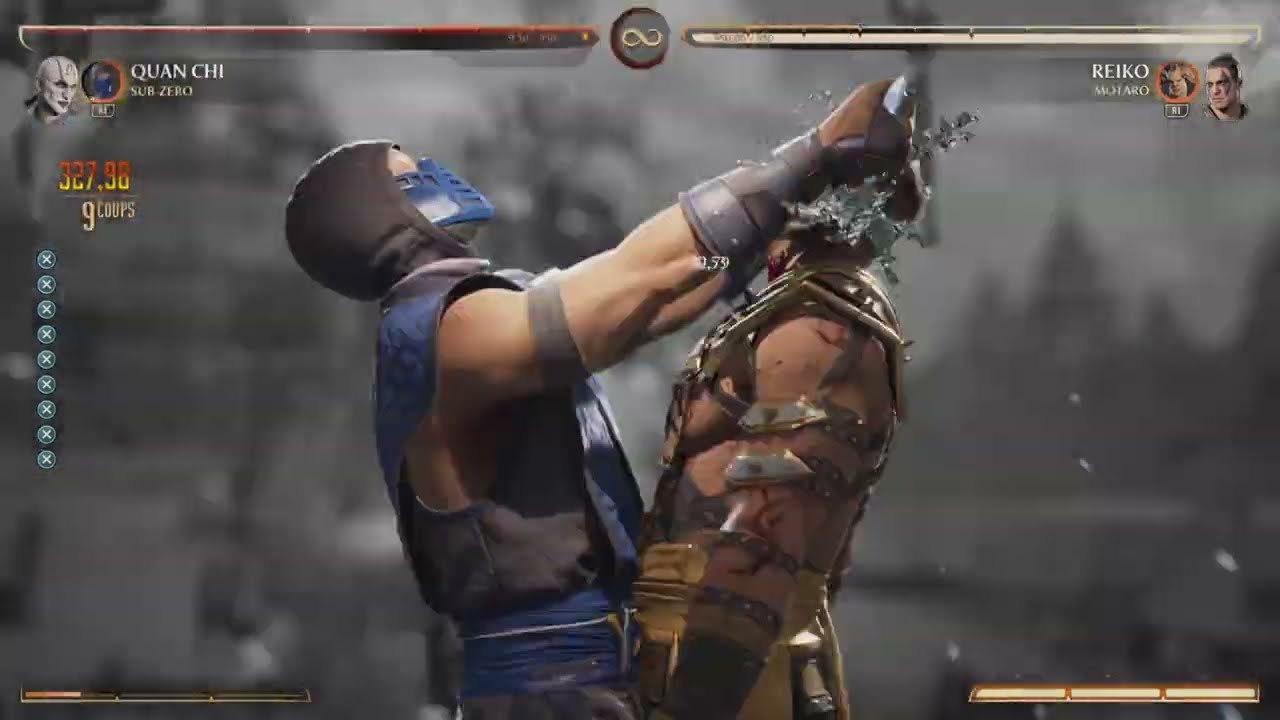 MK1 - Quan Chi x Sub Zero combos