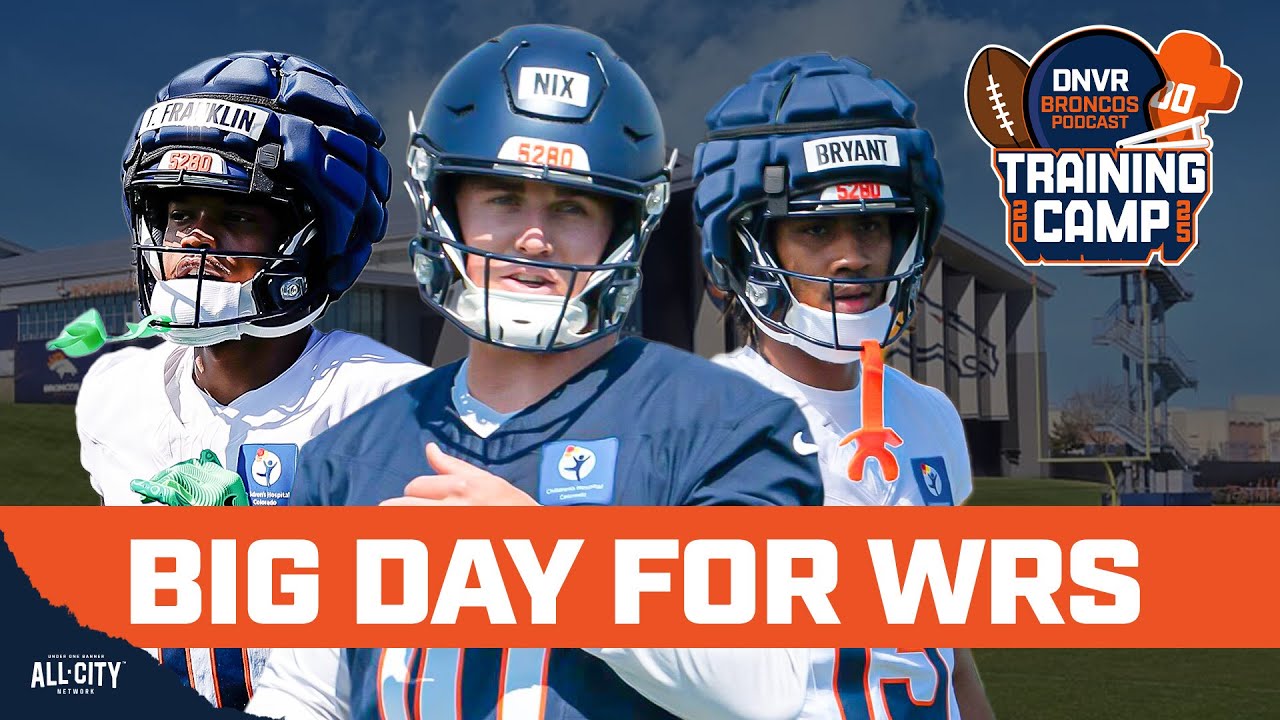 Troy Franklin & Pat Bryant have BIG days w/ Bo Nix at the Denver Broncos 3rd training camp practice