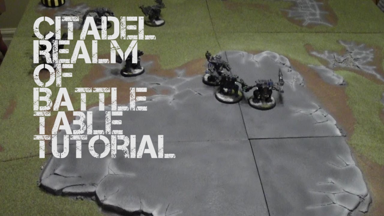 Учебное пособие по покраске стола в игре Citadel Realm of Battle.
