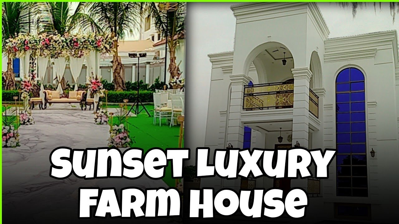 Sunset Luxury  Farmhouse Malir | Event Nikkah Setup  💫 @aaeventplanners