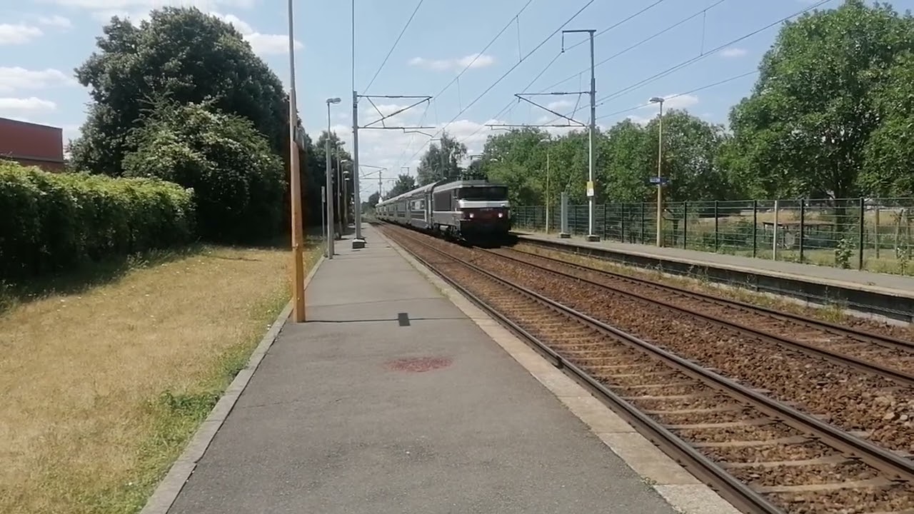 BB 15046+ rame V2n de 6 voitures &agrave; Lille Chr