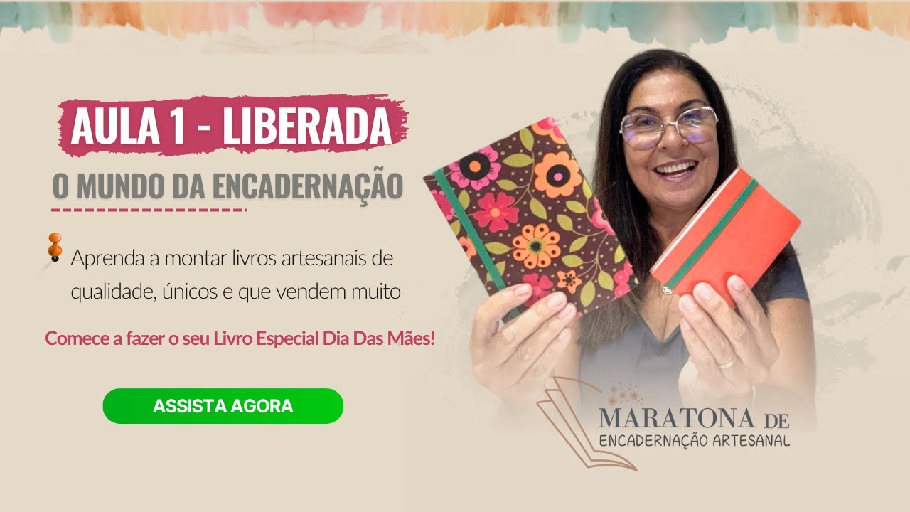 Maratona de Encadernação Artesanal: Aula 1