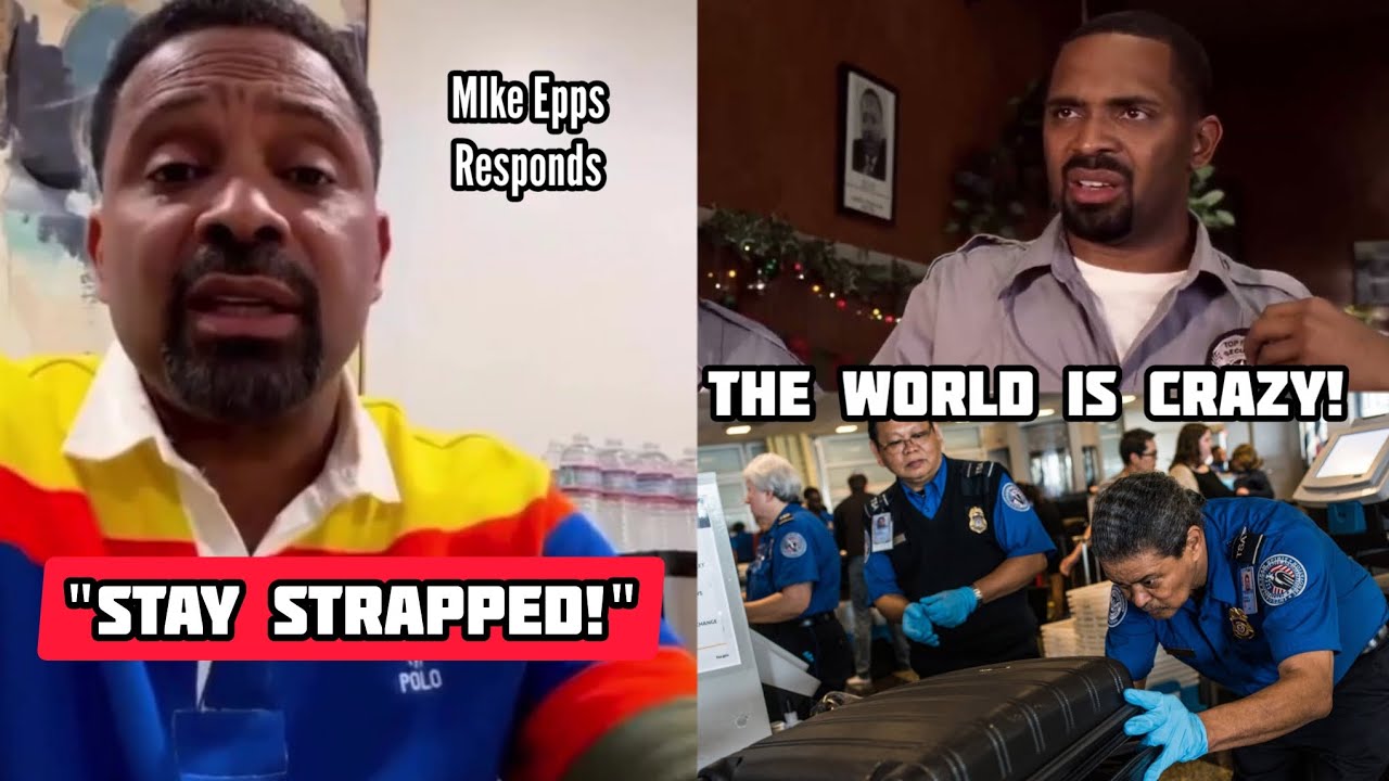 Mike Epps Reacts After Being Caught With Blick In Airport. #saydattv