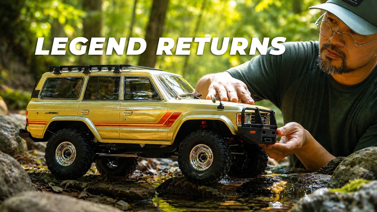 RC Crawler Toyota Land Cruiser 60 | Przygoda w głębokim lesie