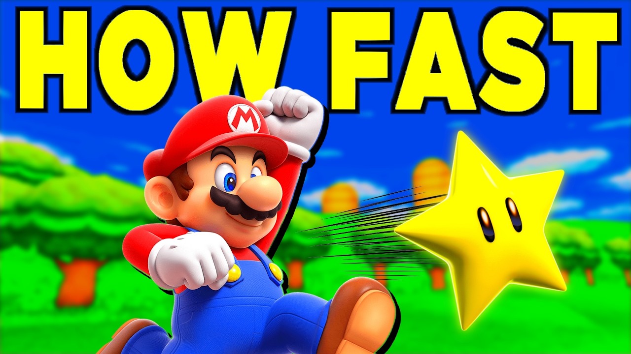 How Fast can you GRAB A STAR in all Mario Games?