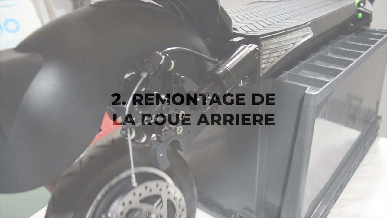Tutoriel de réparation : yeep.me 100 (2020) Changer la roue arrière