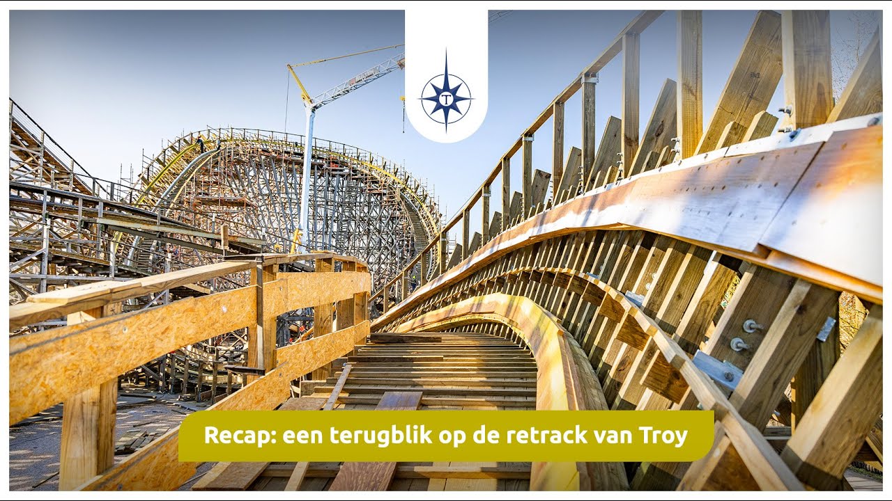 Troy gaat weer open: kijk mee bij de retrack 👀 | Attractiepark Toverland