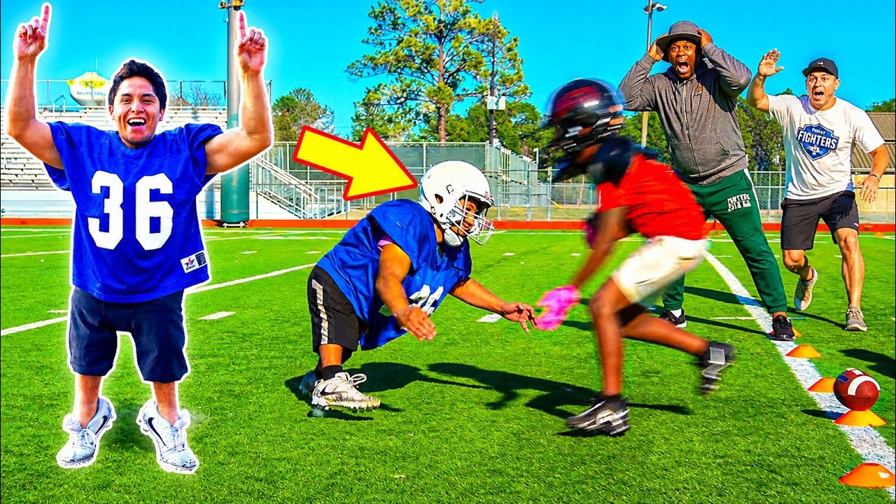 My First Pee Wee Football Tryout!