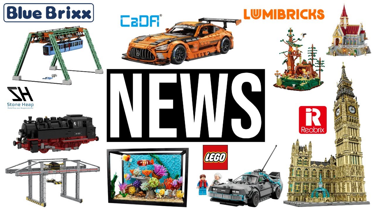 Neue Sets von BlueBrixx, LEGO, CaDA, Lumibricks. MOCs der Woche und mehr | Klemmbaustein NEWS 234