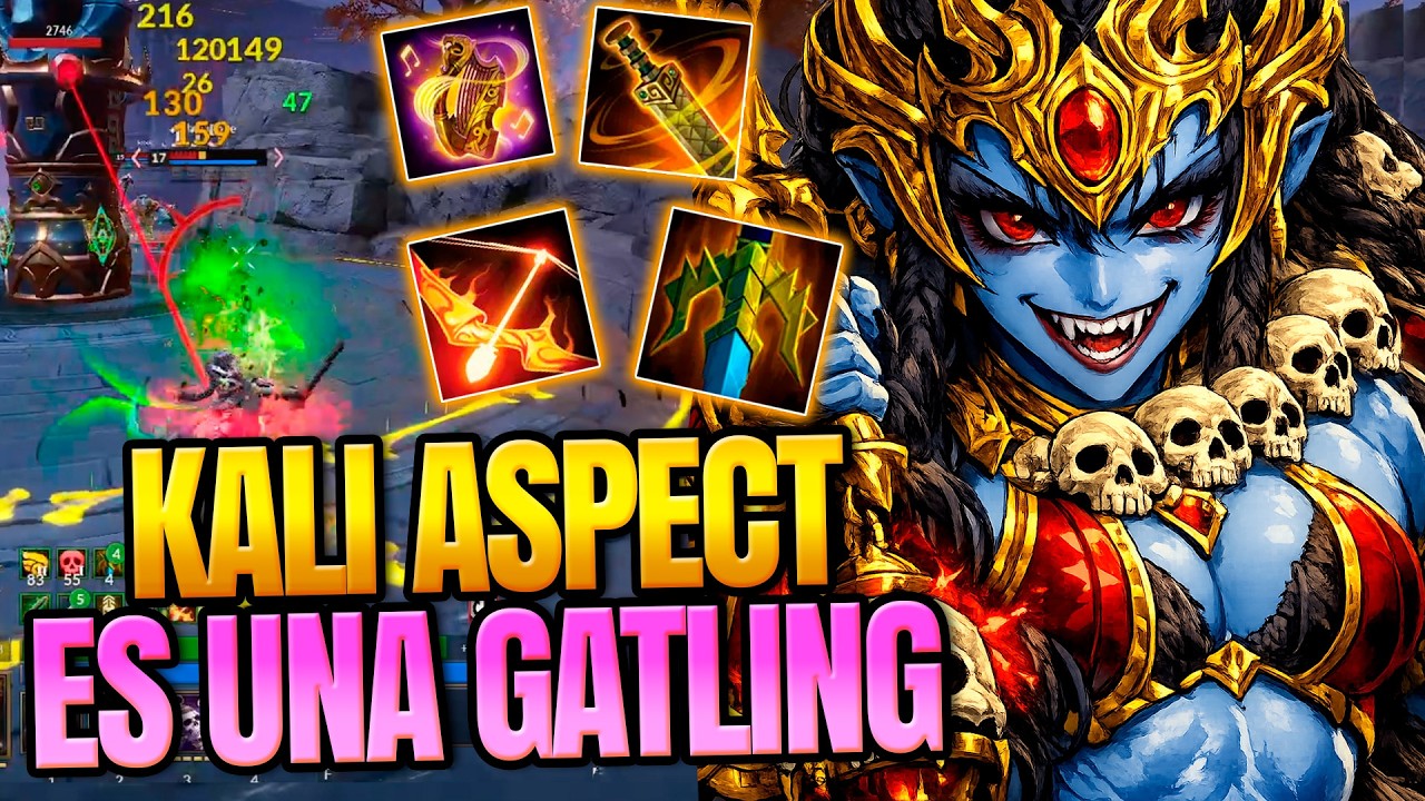 KALI JUNGLA BUILD ATTACK SPEED GATLING  CON ASPECT