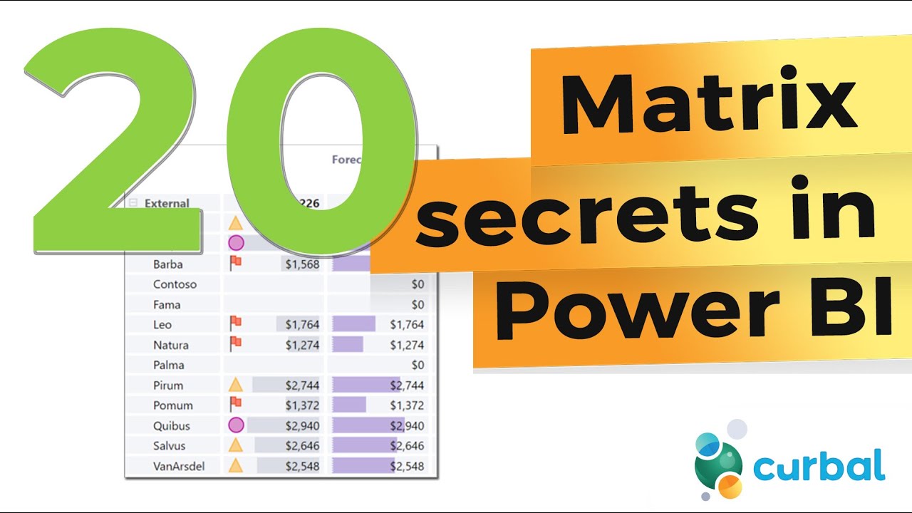 20 приемов, которые помогут вам наконец освоить визуализацию Matrix в Power BI!