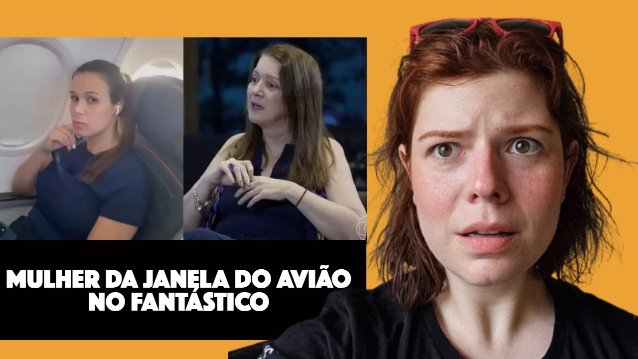 Janela do avião: Não era a mãe da criança gravando!!!!!!!!!