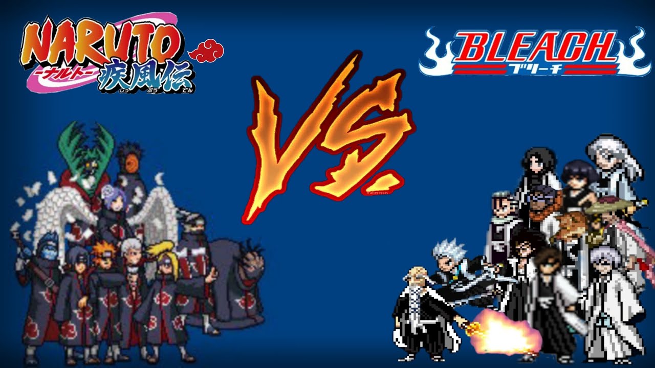 Mugen Naruto versus Bleach - Akatsuki vs Gotei 13 - part 1