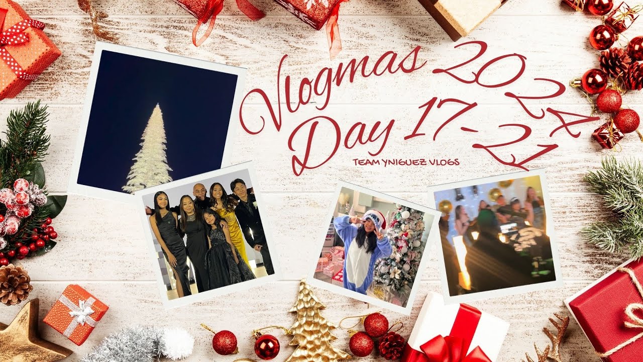 Vlogmas 2024 Day 17-21: Holiday Parties & A Debut | TeamYniguez Vlogs