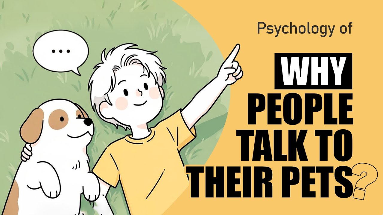Why some people talk to their pets?