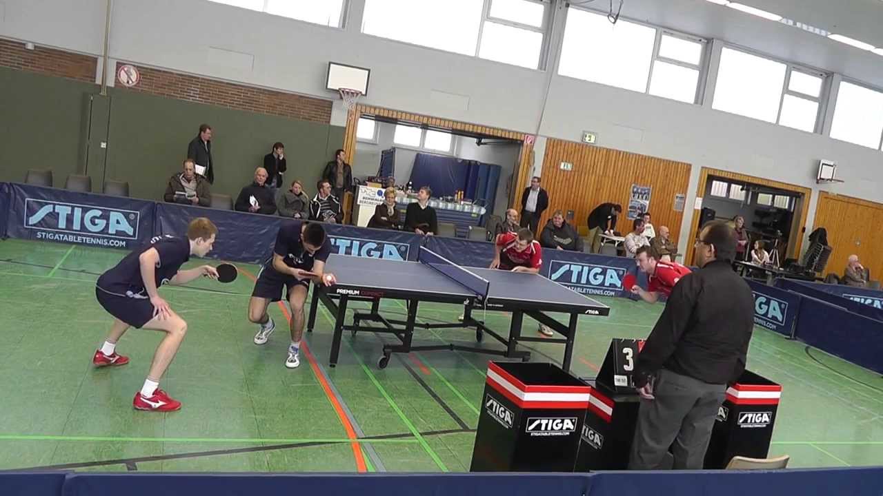 D2-D2 Kojic/Duda vs. Dietz/Krzywkowski | TTC Schwalbe Bergneustadt vs. SV Union Velbert 05.01.2014