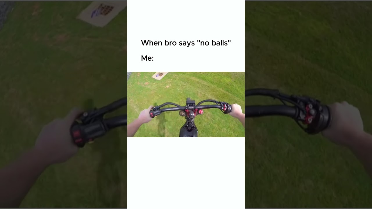 When Bro Says No Balls&hellip; 😂 | EPIC E-BIKE FAIL! #shorts