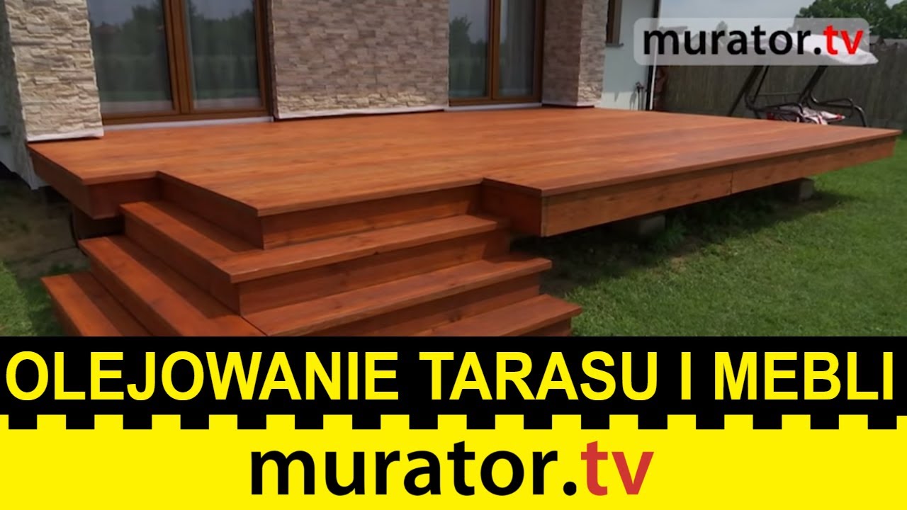 Olejowanie tarasu drewnianego i mebli ogrodowych krok po kroku