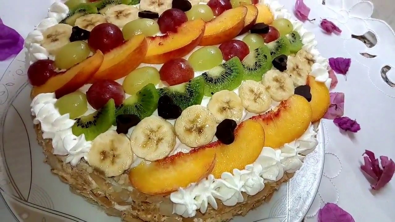 Gâteau aux fruits (Tutti Frutti) super bon   خبزة قاطو الفواكه