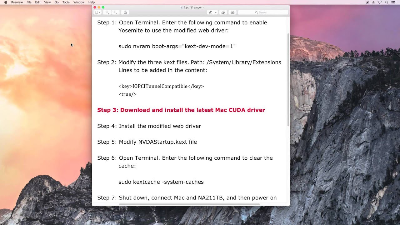 External GPU card through Thunderbolt (See Automatic Version)