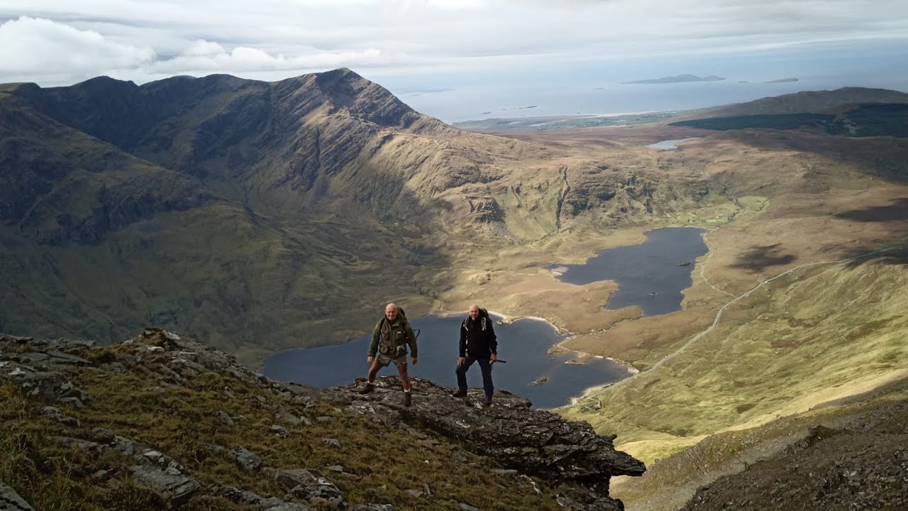 Barrclashcame ridge walk...Sheeffry Hills...