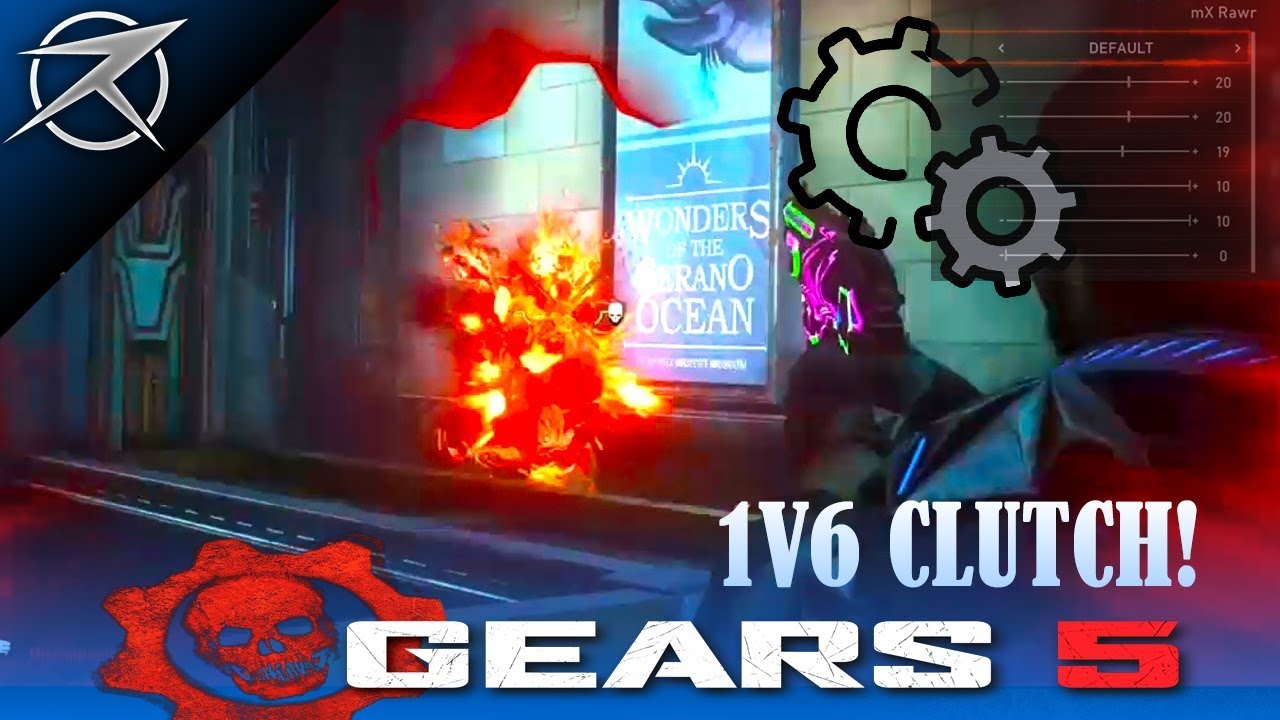 GEARS 5 - 1v6 Multiplayer Clutch! Wallbounce + Controller Settings (Multiplayer Tips/Tricks)