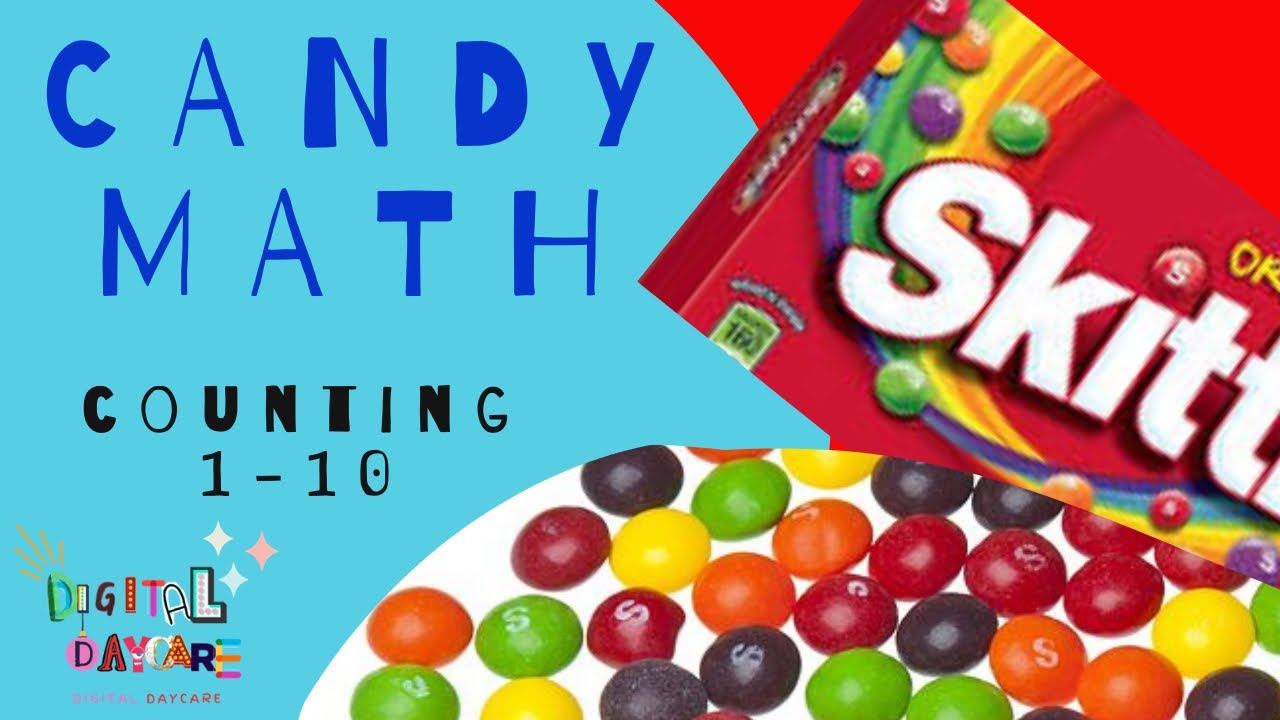 Skittles Candy Math Counting 0-10 Movie Box Candy Fun